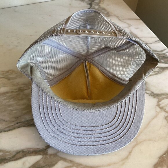Yellow Freight Trucking Company Gray Snapback Hat Cap Meshback Adjustable - Picture 5 of 6